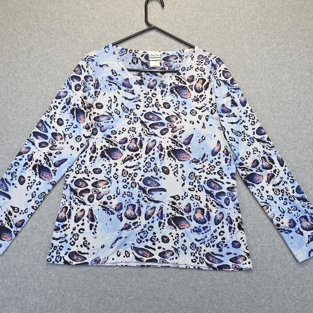 Women's Long Sleeve Leopard Print Top